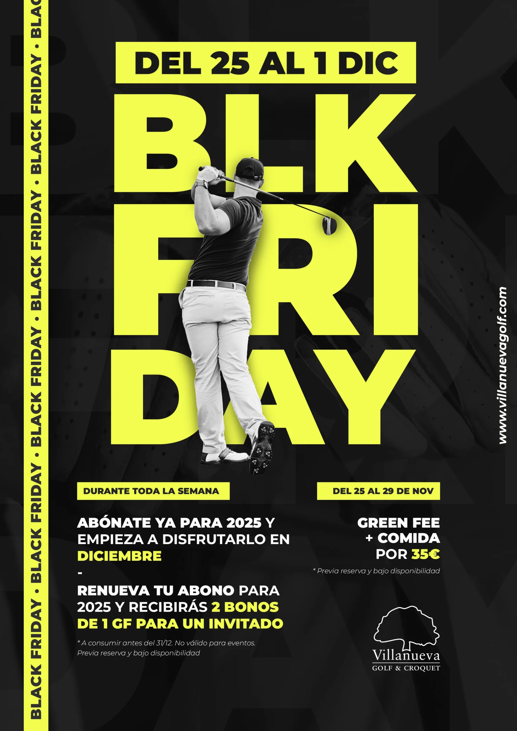 black friday villanueva golf croquet scaled Villanueva Golf, Campo de Golf y Croquet. Club social en Cádiz