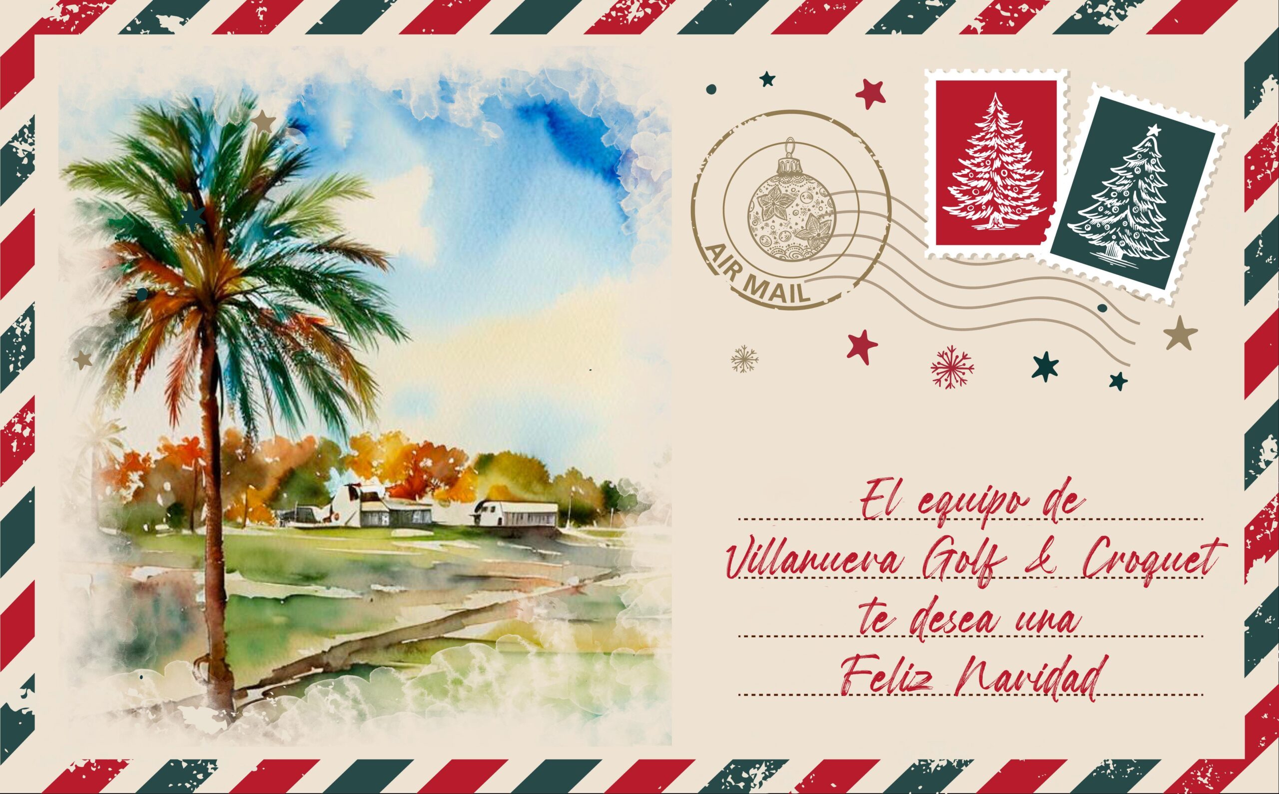 navidad villanueva golf scaled Villanueva Golf, Campo de Golf y Croquet. Club social en Cádiz