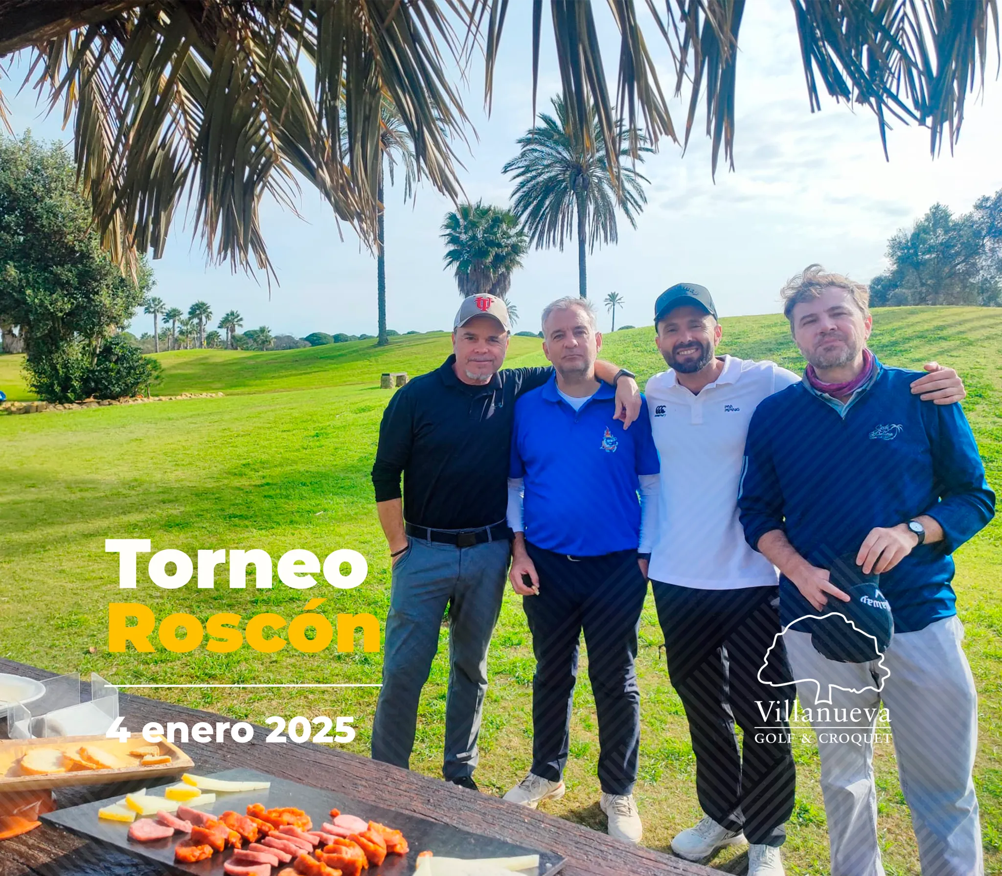 Torneo Roscon de Reyes 2025 Villanueva Golf Villanueva Golf, Campo de Golf y Croquet. Club social en Cádiz