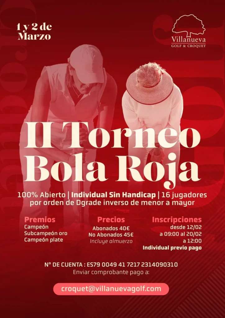 II Torneo Bola Roja en Villanueva Golf & Croquet