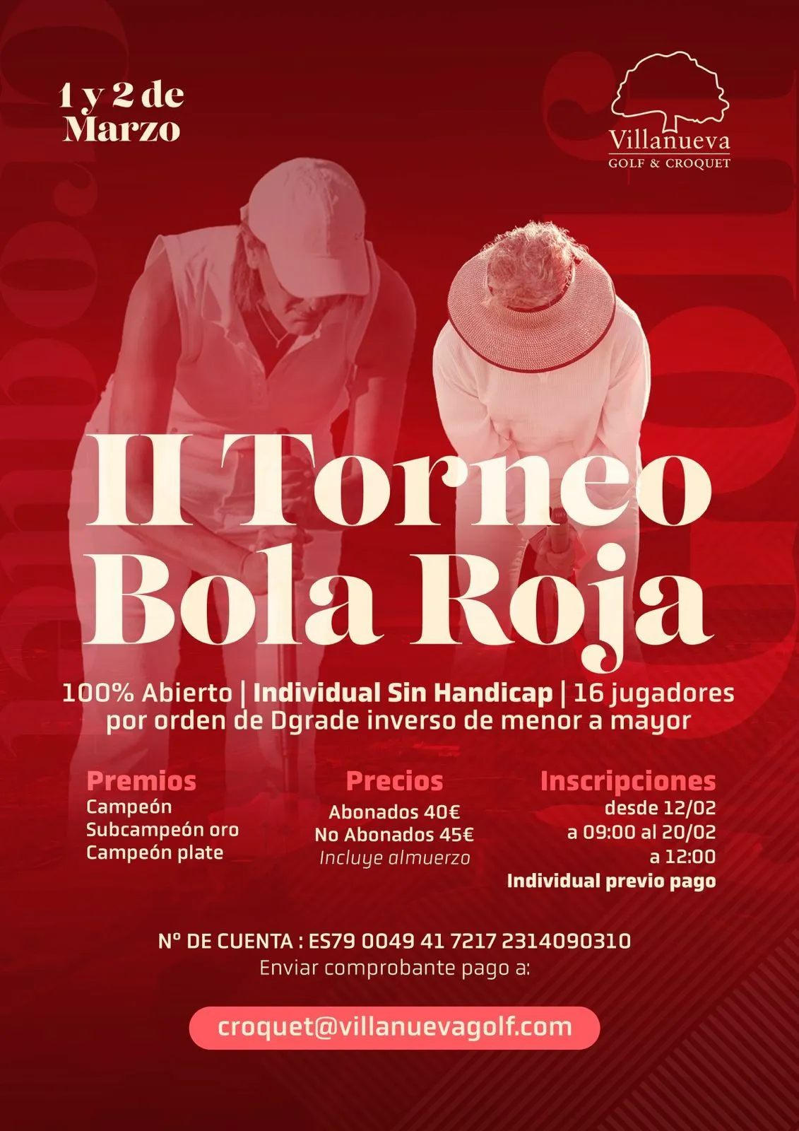 II Torneo Bola Roja en Villanueva Golf & Croquet